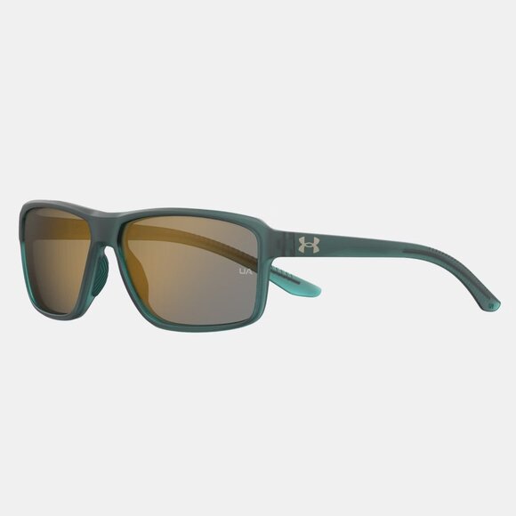 UNDER ARMOUR Sunglasses KICKOFF VGZ/CT MatteTeal Frame Bronze Mirror Lens NEW